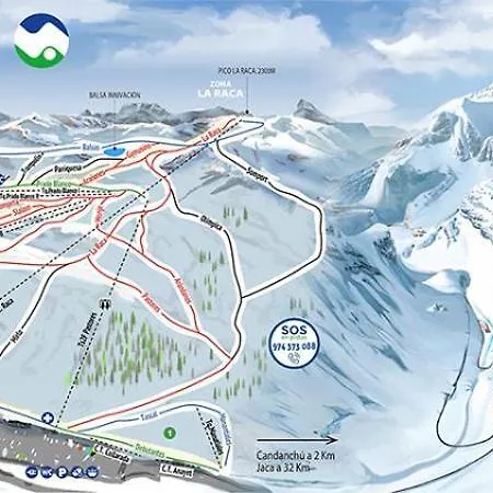 Casa El Parral 2 A 30 Min De Astun Y Candanchu Santa Cruz de la Serós